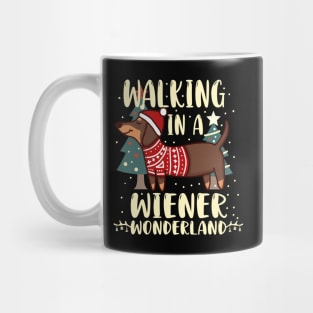 Walking In A Wiener Wonderland Mug